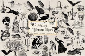Check spelling or type a new query. Vintage Halloween Clipart Pre Designed Illustrator Graphics Creative Market