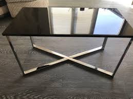 A wide variety of argos coffee options are available to you italian new design modern luxury crystal glass oval coffee table argos. Argos Fitz Black And Chrome Coffee Table In Sandown Expired Wightbay