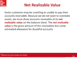 How do you calculate net accounts receivable? Chapter 7 Accounting For Receivables Ppt Download
