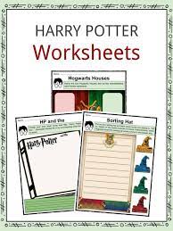 harry potter facts worksheets novel information for kids