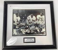 These quality and adjustable steel curtain rods are suitable for modern bathrooms. Lot Pittsburgh Steelers Picture In Frame Named Steel Curtain Autographed With Names Including Erine Holmes Dwight White L C Greenwoo