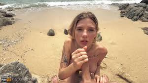 Anastangel  Naked On The Beach Porn Gif | Pornhub.com