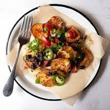 Vegetarian Sweet Potato Nachos Recipes Ww Usa Recipe In 2021 Sweet Potato Nachos Recipes Nachos