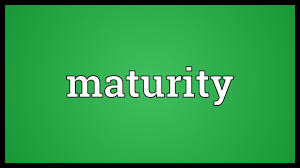 How to use maturity in a sentence. Maturity Meaning Youtube