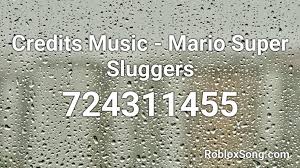 All characters and where to obtain them in challenge mode (note. Credits Music Mario Super Sluggers Roblox Id Roblox Music Codes