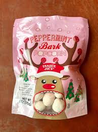 There are layers of chocolate, white chocolate dotted with peppermint chips. Trader Joe S Peppermint Bark Popcorn Club Trader Joe S