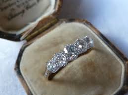 The 5 Stone Ring Thread Vintage Engagement Rings Stone Engagement Rings Eternity Ring