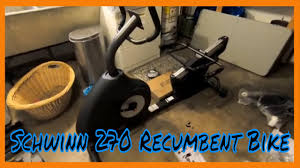 Schwinn 270i recumbent bike assembly & owner's manual. Schwinn 270 Recumbent Bike Assembly And Disassemble In Baltimore Md 21210 Youtube