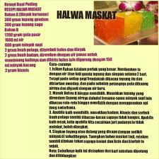 Halwa Maskat Recipes Fruit Desserts