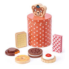 Bear S Biscuit Barrel Kids Play Food Play Food Bear Toy