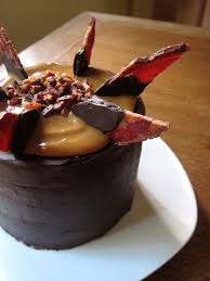 Chocolate Caramel Bacon Insanity Cake Sweet Treats Desserts Yummy Sweets Delicious Deserts