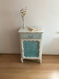 Schrankchen Shabby Chic Nachttisch Badschrank Flurschrank Kommode Chippendale Brocante Decor Home Decor Shabby Chic