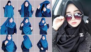 Published on feb 5, 2016. Tutorial Pakai Bawal Satin Love Is Cinta