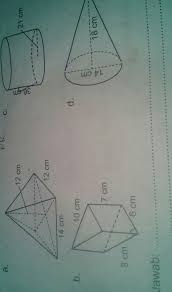 V = rusuk x rusuk x rusuk = 8 cm x 8 cm x 8 cm = 512 cm³. Hitunglah Volume Bangun Ruang Berikut Brainly Co Id