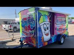 Working Out Of A Garage Island Splash Shave Ice Wrap Youtube In 2020 Shaved Ice Ice Truck Shaving
