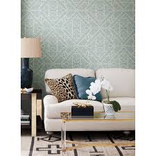 Check spelling or type a new query. York Wallcoverings Tropics Blue Diamond Macrame Pre Pasted Wallpaper Tc2704 Bellacor