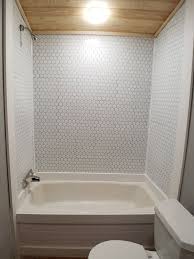 Diy Peel And Stick Tile Shower Childs At Heart Peel And Stick Tile Stick On Tiles Shower Tile