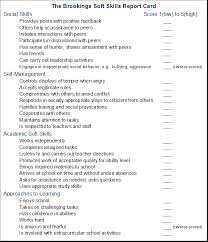 Grading Soft Skills The Brookings Soft Skills Report Card