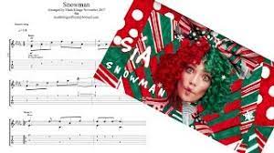 Snowman Sia Guitar Chords
