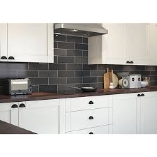 Maybe you would like to learn more about one of these? Wickes Soho Carbon Black Ceramic Wall Tile 300 X 100mm Wickes Co Uk