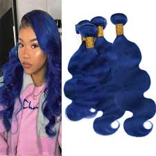 This hair colorant is a deep and brooding shade of blue, that resembles the dark sky on a clear and starry night. Amazon Com Zara Hair Brazilian Dark Blue Hair 4 Bundles Body Wave Wavy Blue Human Hair Extensions 400g Bright Blue Virgin Hair Weave Wefts Mixed Length 24 24 24 24 Inch Beauty