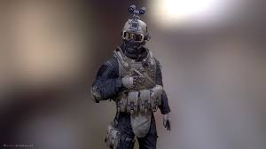 The rise of shadow company in modern warfare. Artstation Modular Mil Sim Grunt Russell Benjamin Chua