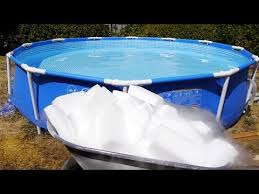 Grootste Cola Mentos Challenge Ooit 13 600 Liter Cola Youtube What Happens If You Above Ground Pool Liners Dry Ice