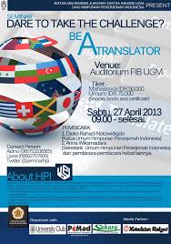 Mari kita mantapkan minda dan fahami dahulu video youtube yang bertajuk poster film jadul indonesia ini. Seminar Dare To Take The Challenge Be A Translator Himpunan Penerjemah Indonesia