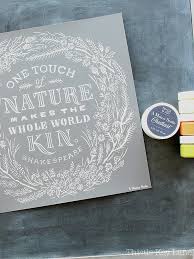 Stencils And Chalk Paint