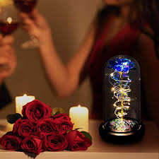 Forever rose in angel glass dome, handmade eternal flowers, galaxy rose, preserved pink rose flowers, gift for mom #beautyrose182 rossengine 4.5 out of 5 stars (26) $ 42.99. Blue Colorful Artificial Flower Rose Gift Light Up Rose Flowers Gift Forever Rose In Glass Dome Women Gifts Ideas For Valentine S Day Mother S Day Thanksgiving Day Birthday Anniversary On Any Occasion Pricepulse