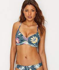 Bali Hai Underwire Bikini Top Dd Cups Women S Size 12 Blue Underwire Bikini Top Underwire Bikini Bikini Tops