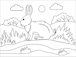Check out our bunny coloring pages selection for the very best in unique or custom, handmade pieces from our coloring books shops. The Rabbit Is Ruffled On The Mountain Coloring Pages Bunny Coloring Pages Coloring Pages For Kids And Adults