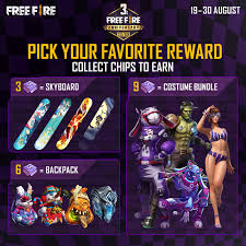 The reason is that garena rewards its. Collect Chips To Earn Your Favs Garena Free Fire Facebook