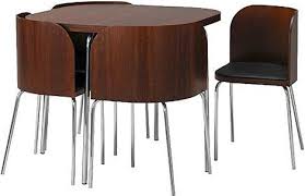 Ikea Fusion Table Chairs Discontinued But We Found A Charmingly Distressed Set At Our Space Saving Dining Table Kitchen Table Settings Folding Dining Table