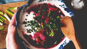 Easy vegetarian borscht soup • happy kitchen. Russia 2018 Simple Fare For The Taste Buds