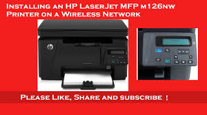 This collection of software includes the complete set of drivers, installer software, & ohter. Hp Laserjet Pro Mfp M126nw Wifi Printer Unboxing And How To Use English By Dr Tricore