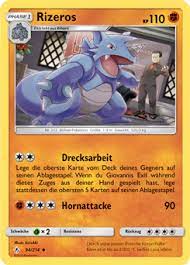Ich biete die folgende pokémon sammelkarte an. Rizeros Krafte Im Einklang Sammelkarten Datenbank Pokemon De