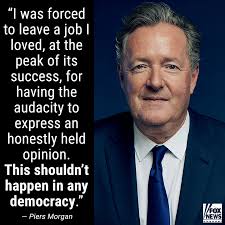 CELEBRATING FREE SPEECH: Piers Morgan talks cancel culture ahead of the  premiere of his new show that encourages people to fearlessly share their  views. 'Piers Morgan Uncensored' debuts today