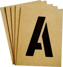 Cardboard letters numbers and symbols stencil set. Hy Ko St 3 St Series 3 Inch Number And Letter Stencil Set 029069106850 2