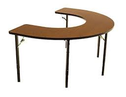 Wheelchair Accessible Managed Care Feeder Activity Table Horseshoe Folding Legs 48 Activity Table Table Coffee Table
