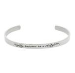 Pulseiras para mulheres - Tudo acontece por uma razão Mantra ...