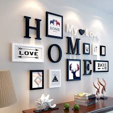 54 undeniably gorgeous living room ideas you must see. Frame Wood Photo Wall Creative Modern Simple Living Room Restaurant Club Photo Frame Hanging Wall Combination Decoration Dimensional Visual Effect Bar Home Decoration Color A Amazon Co Uk Kitchen Home