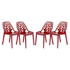 You Ll Love The Kimonte Side Chair At Wayfair Great Deals On All Furniture Products With Free Ship Plastic Dining Chairs Side Chairs Dining Red Dining Chairs