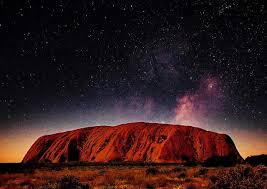 The Dreaming Rock Night Ayers Rock Australia Travel Globe Australia