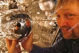 Artist Anthony Schmitt Spectrum Tree Christmas Editorial Stock Photo