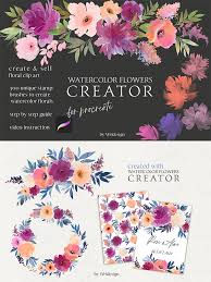 Our procreate floral brushes are so easy and fun to use! How To Do Watercolor Flowers On Procreate