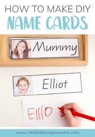 For our wedding, the best options were under the scrapbooky category. Diy Name Writing Cards Little Lifelong Learners
