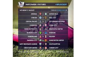All fixtures premier league women's super league carabao cup fa cup championship league one league two bundesliga serie a la liga ligue 1 champions league europa league women's champions league scottish premiership scottish championship. Epl Fixtures Released 5 Bold Predictions For Premier League Opening Weekend Bleacher Report Latest News Videos And Highlights