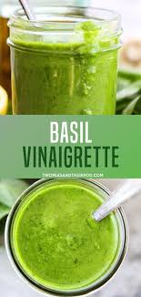 This Basil Vinaigrette Is An Easy Recipe Great As A Salad Dressing Or Sauce For Chicken Fish Vegetables Or Pasta It Rezepte Nudelsalat Dressing Rezeptideen