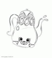 Learn how to draw a teapot step by step easy drawing & coloring page for kids & beginners. Shopkin Coloring Pages Season 5 Polly Teapot Coloring Pages Printable Com